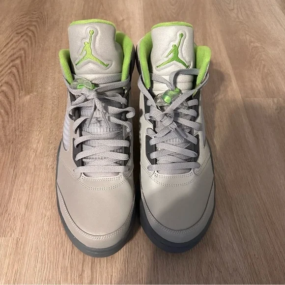 Dead Stock Jordan Green Bean Retro 5 Size 9.5 - Jordan 5 Retro Green Bean 195869256405| eBay main image 3